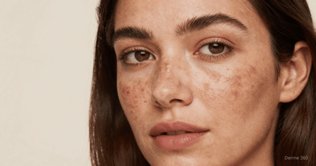 melasma no rosto